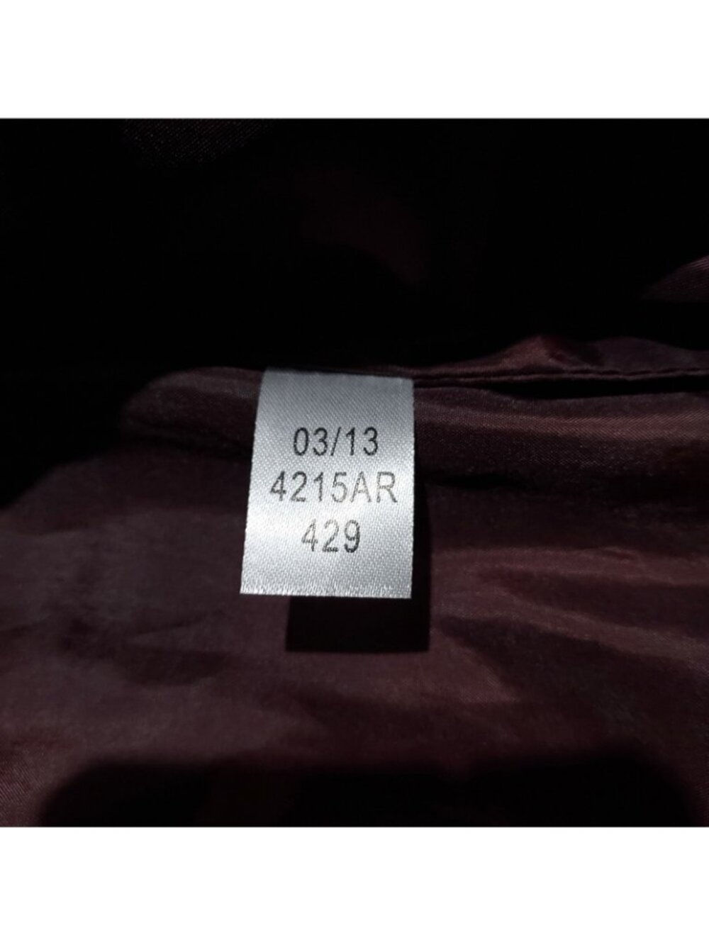 American Rag Cie Full Zip Burgendy Flux Leather Moto Gillet Biker Vest Size M - Picture 9 of 11